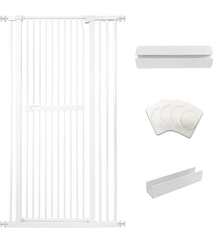 Amazon.co.jp: RAKU 3.5cm柵間隔 ペットゲート 突っ張り 高さ140cm